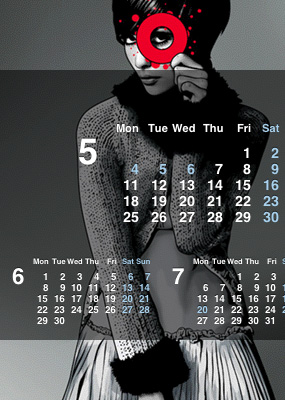 iPhone単体で簡単にカレンダー付壁紙を作成：「Quick Calendar」。